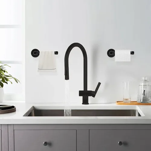 Miniatura 6 de NearMoon Portarrollos de papel higiénico de tubo industrial, resistente para baño, sala de estar y cocina, estilo rústico vintage de hierro a prueba