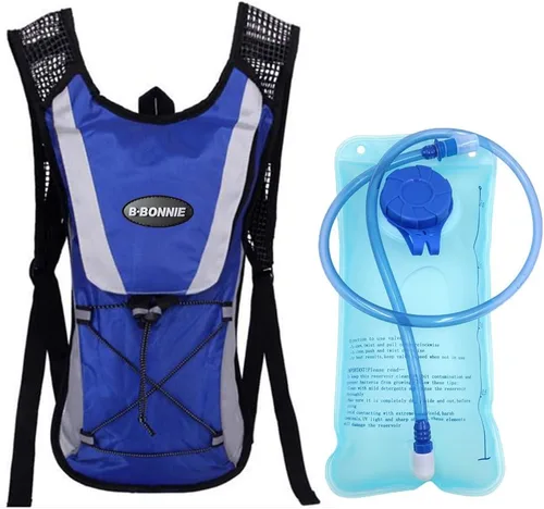 Miniatura 11 de Monvecle - Mochila de agua con vejiga para andar en bicicleta /Senderismo, escalar + 2L Bolsa de hidratación