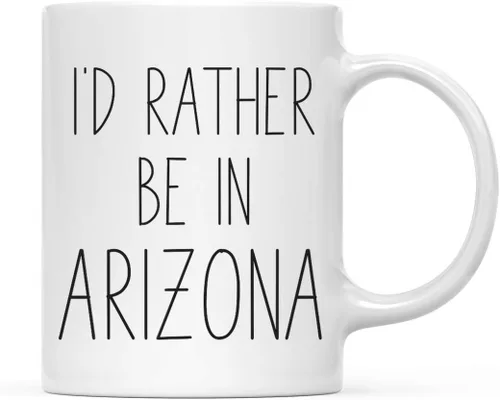 Miniatura 15 de Andaz Press Taza de café de 11 onzas, regalo con texto en inglés "I'd Rather Be in Alabama", 1 paquete, para estudiar en el extranjero, regalo
