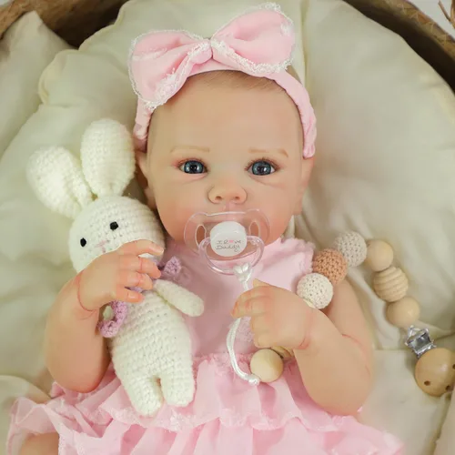 Miniatura 4 de KSBD Muñecas de bebé Reborn – Muñeca de bebé realista de 20 pulgadas, muñecas de bebé de la vida real, muñeca de bebé recién nacida realista