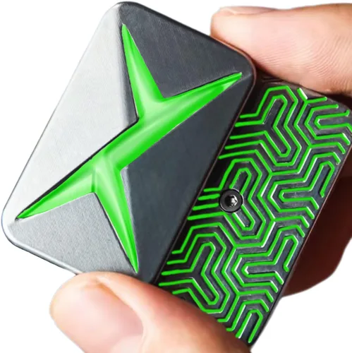 Miniatura 12 de Paquete de 2 juguetes para ansiedad, tarjeta magnética de metal háptico, tarjeta de póquer deslizante, juguetes EDC para adultos, aliviar el estrés