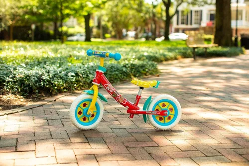 Miniatura 10 de Dynacraft Cocomelon Bicicleta de equilibrio para niños, ideal para niños pequeños, ligera y duradera, diseño divertido y colorido, perfecta para Rojo