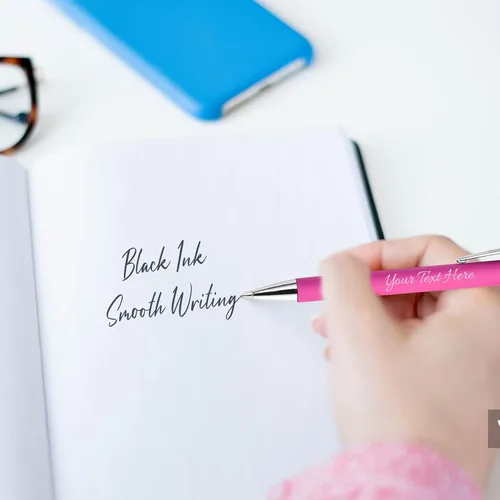 Miniatura 6 de Bolígrafos personalizados a granel personalizados con lápiz capacitivo, grabado, nombre, mensaje, regalos personalizados para hombres y mujeres