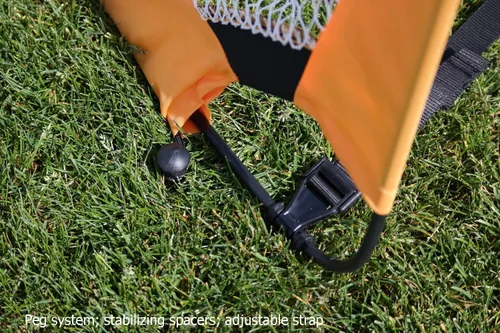 Miniatura 9 de PUGG Pop Up Soccer Goal, Portable Training Football Knitted Poly Net Equipment, The Original Pickup Game Goal, Includes Two Goals & Bag
