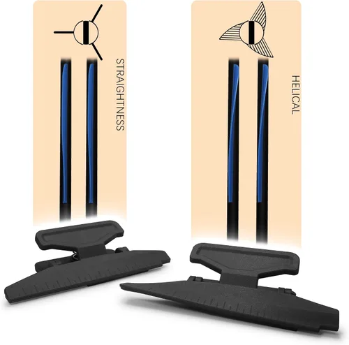 Miniatura 4 de Arrow Fletching Jig with Straight and Right Helical Clamp, Archery Fletches Stick Tool for DIY Shafts Crossbow Bolts