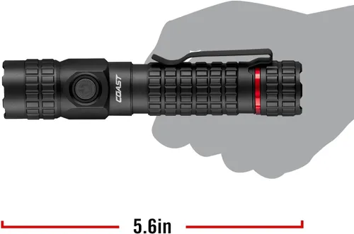 Miniatura 18 de COAST PX200R - Linterna LED recargable de 2000 lúmenes, enfoque giratorio, USB-C, clip de bolsillo de 2 posiciones