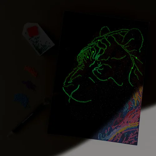 Miniatura 7 de DIAMANTINY - Pintura Tigre por Números, Multicolor, A4, 96026
