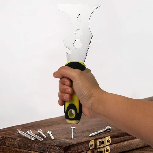 Miniatura 5 de Herramienta de acero inoxidable para varios pintores, raspador de pintura, cuchillo de cinta, cuchillo de masilla de 3 pulgadas, raspador de pintura