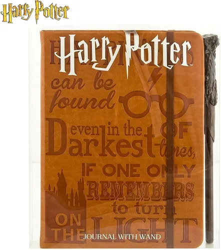 Miniatura 2 de Diario de piel sintética de Harry Potter con bolígrafo