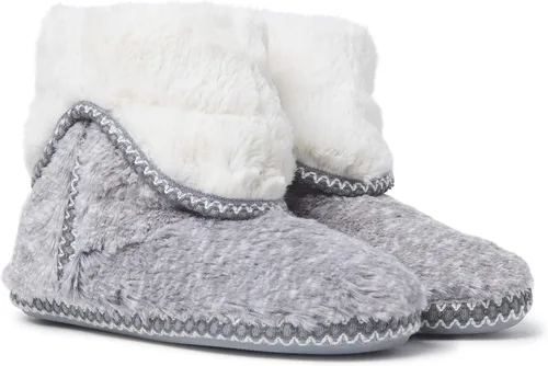 Miniatura 2 de Dearfoams Pantuflas plegables Beth Furry para mujer