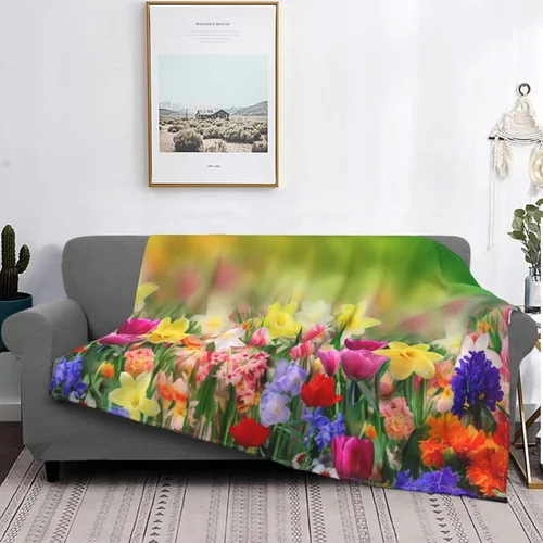 Miniatura 27 de 250 Anniversary USA Flag Flannel Fleece Throw Blankets, Patriotic Eagle Super Warm Soft Sofa Blanket All Season (40"x30")
