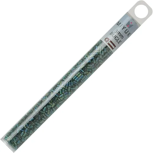 Miniatura 3 de Miyuki #1 Cuentas de cristal para corneta de 0.118 x 0.059 in Emerald Ab -Aprx 0.67 oz