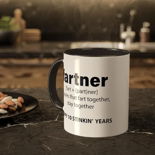 Miniatura 4 de Taza de 10 aniversario, regalos de boda de 10 aniversario para marido, regalos de boda de aniversario de 10 años para esposa, 10 años de matrimonio