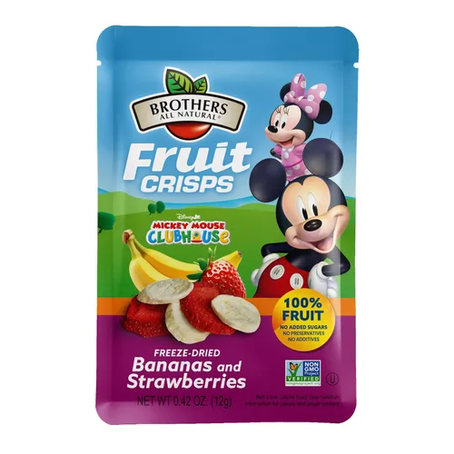 Miniatura 4 de Brothers All Natural Disney - Chips de fruta liofilizada, manzana Fuji, 0.35 onzas (paquete de 12), hechas con 100% fruta, sin gluten, sin soja