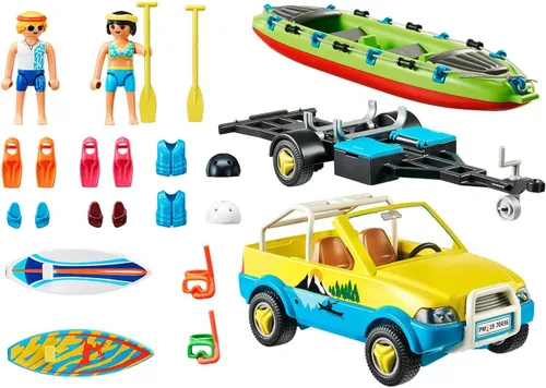 Miniatura 5 de Playmobil Coche de playa con canoa