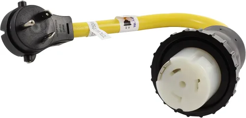 Miniatura 13 de AC WORKS Adaptador desmontable marino RV de 50 amperios (5-15P Hogar 15A Plug-Compact)