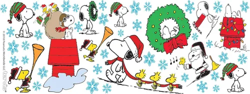 Miniatura 2 de Tervis Vaso aislado de doble pared Peanuts con collage navideño hecho en Estados Unidos, mantiene las bebidas frías y calientes, 16 onzas, taza