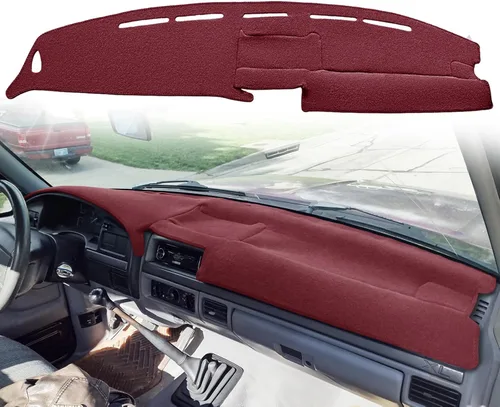 Miniatura 19 de Yiz Alfombrilla protectora para salpicadero de Ford F100, F150, F250, F350, Bronco, 1980, 1981, 1982, 1983, 1984, 1985, 1986, protector de alfombra