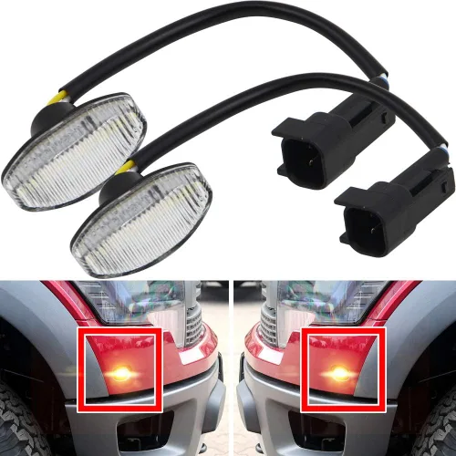 Miniatura 11 de Kits de luces LED F150 para parrilla delantera 2010-2014 Ford F150 SVT Raptor Pick Up 2017-2019 Ford Raptor parrilla delantera Kits de luces