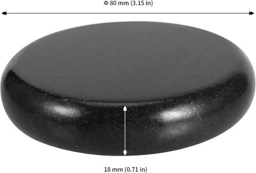 Miniatura 2 de JAPCHET 22 piedras de masaje de basalto grandes de 3.15 pulgadas, piedras de masaje de basalto para spa profesional o en casa, relajación, terapia