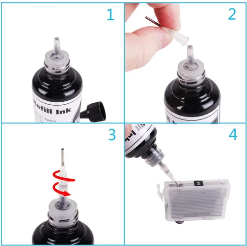 Miniatura 4 de Kit de tinta de recarga de tinte para L800 L805 Artisan 1430 1500w 730 837 835 810 800 725 710 700 600 50 PHOTO1410 1400 RX680 RX595 RX580 RR 149.6