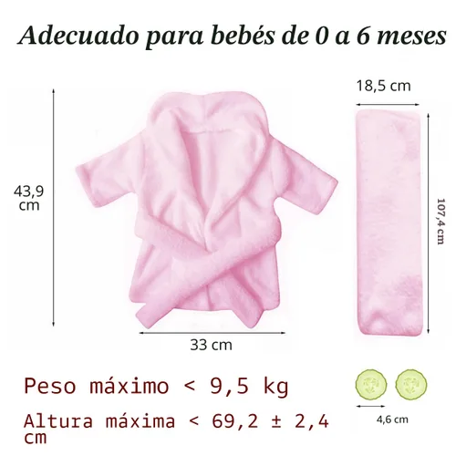 Miniatura 5 de M&G House Accesorios de fotografía para recién nacidos, trajes de baño, accesorios para sesión de fotos de bebé, bata de bebé niña, traje de foto 01