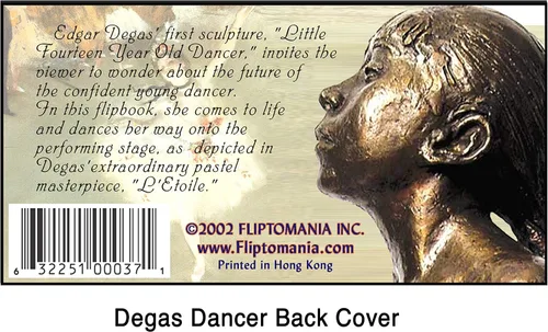 Miniatura 3 de Fliptomania Paquete de 3 flipbooks de animación de bellas artes: Degas, Mona Lisa, Picasso