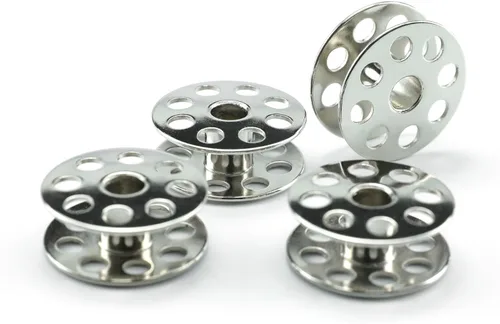 Miniatura 2 de Blooy - (10 piezas) 18034 grande tipo M bobina de acero compatible con máquinas de coser típicas 0302, 0303, Jack H5, H6, Consew 205RB, 206RB, JUKI
