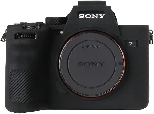 Miniatura 7 de Funda de cámara para Sony A7RV A7R5 - Funda protectora de silicona DSLR, jaula desmontable, a prueba de golpes, a prueba de polvo (negro)
