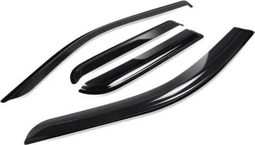 Miniatura 10 de Dodge Grand Caravan / Chrysler Town & Country protector deflector de lluvia, parasol para pegar en el vidrio, 2 unidades.