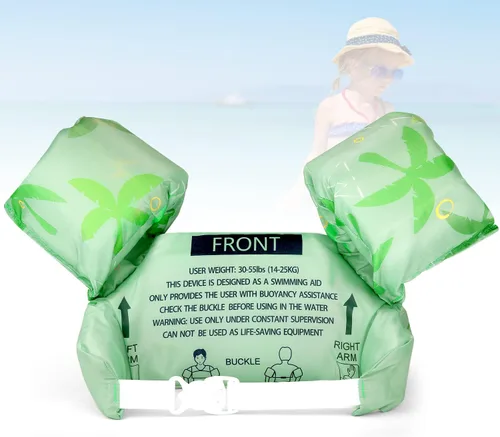 Miniatura 3 de Chaleco de natación para niños pequeños, flotadores de piscina para niños de 20-30-50+ libras, puente de natación para charco/playa, niños y niñas