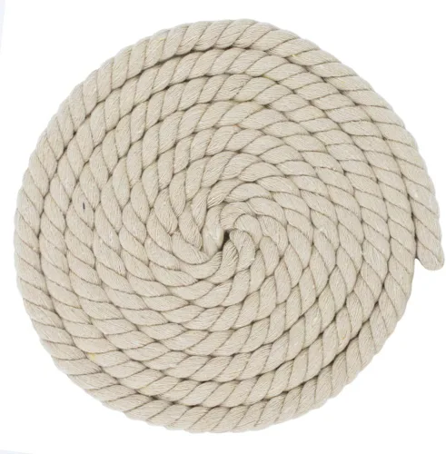 Miniatura 51 de West Coast Paracord - Cuerda de algodón natural trenzada de 3 hebras, 1/4, 1/2, 5/8, 3/4 y 1 pulgada de diámetro, 10, 25, 50, 100 pies Escala