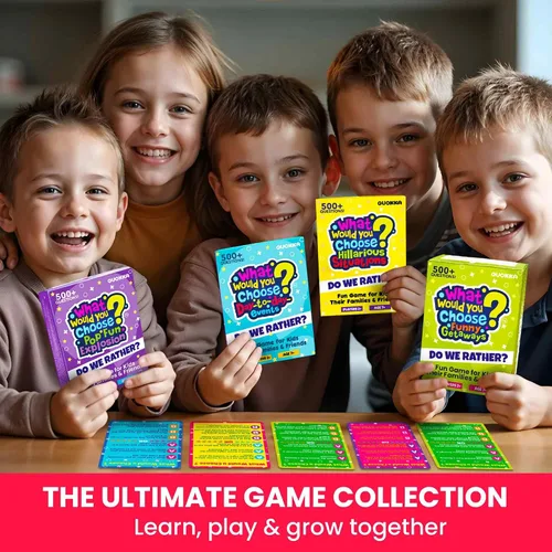 Miniatura 2 de QUOKKA Juego de Mesa para Niños de 8-12 Años - Edición Original - Juego de Cartas Familiar para Niños de 5-8 Años - ¿Qué Eligirías? ¿Prefieren