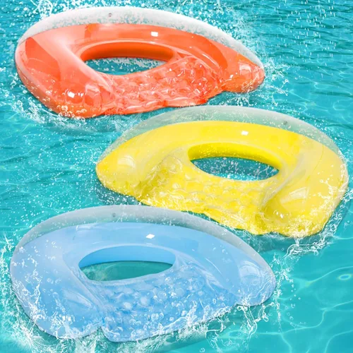 PuppyuWill - Paquete de 3 flotadores de piscina para adultos, diseño minimalista para silla de piscina, 46 x 36 pulgadas, colores que aumentan el