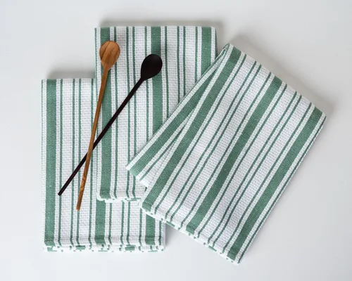 Miniatura 50 de Juego de Toallas de Cocina – Paquete de 3 (20 x 30 pulgadas) Extra Grandes de Algodón Premium para Cocina – Absorbentes – 100% Algodón – con Lazo