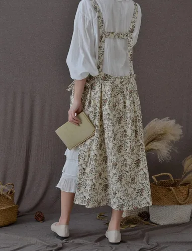 Miniatura 3 de Delantales para mujer, lindo delantal de talla grande con bolsillos, cocina, cocina, Navidad