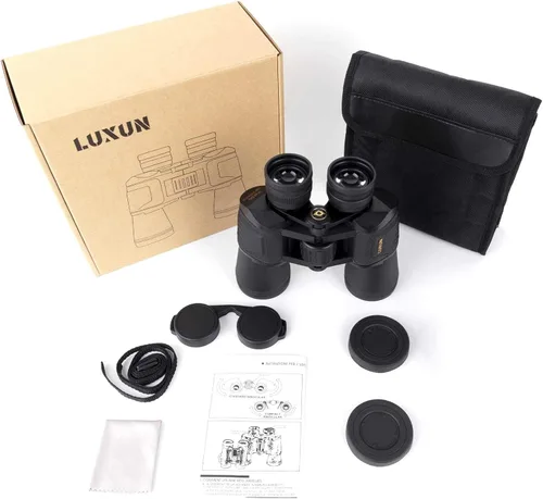 Miniatura 6 de LUXUN 10x50 Binoculars for Adults, HD Compact Binocular with Low Light Night Vision, Powerful Waterproof Binoculars for Hunting Bird Watching and
