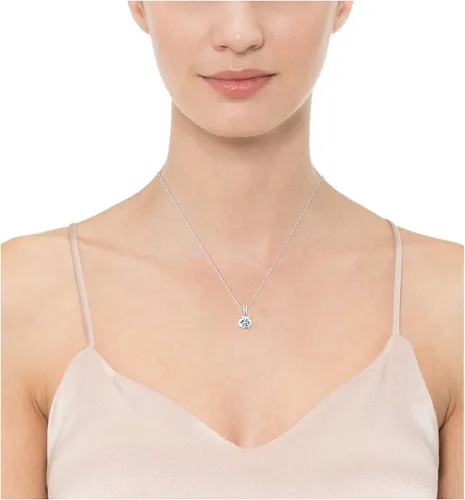 Miniatura 31 de Amazon Essentials Collar con colgante de piedra natal de corte redondo de plata de ley de 18 pulgadas (anteriormente colección Amazon)