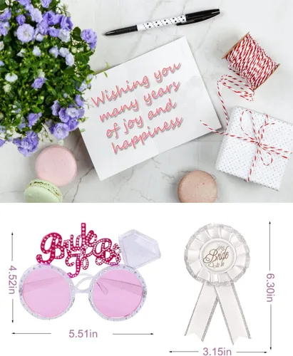 Kit de novia para despedida de soltera: 1 velo de boda de novia en cascada con peine, 1 banda de satén para novia, 1 insignia, 1 cordón de pierna, 1