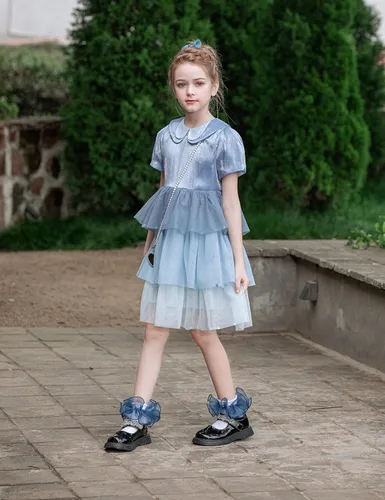 Miniatura 11 de Dicry Calcetines de encaje doble para niñas pequeñas con puños ondulados y volantes grandes para bebés y niños