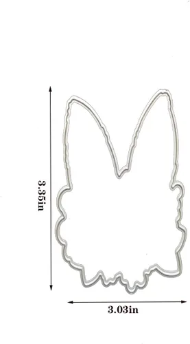 Miniatura 2 de Happy Spring - Juego de sellos y troqueles de silicona transparente para hacer tarjetas, plantillas de corte para álbumes de recortes, álbum