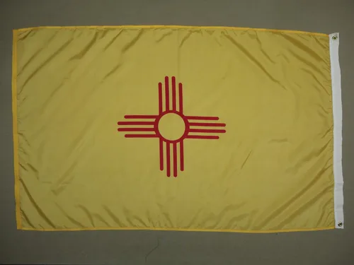 Miniatura 3 de Annin Flagmakers Bandera del estado de Nuevo México, fabricada en Estados Unidos según las especificaciones de diseño oficial del estado, 2 x 3 pies