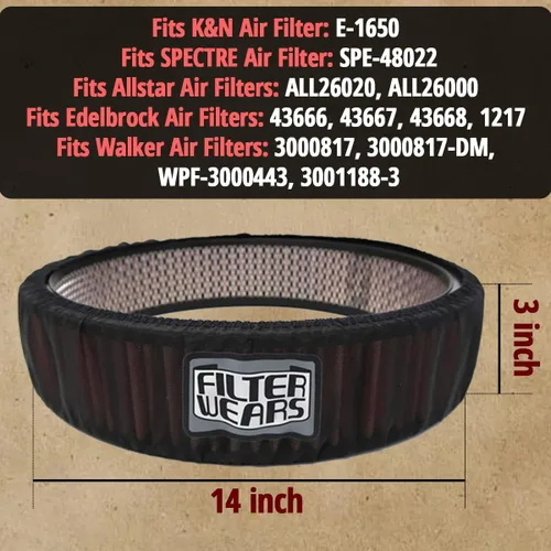 Miniatura 4 de FILTERWEARS Prefiltro K171K para filtros de aire de 14" x 3