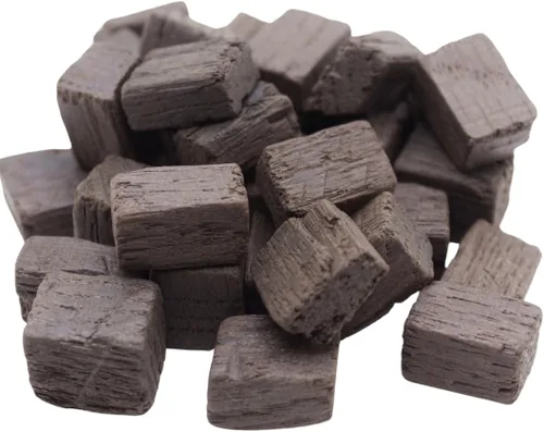 Miniatura 2 de Cubos de roble francés para elaborar cerveza – Tostadas pesadas – 1 libra – Perfecto para el envejecimiento de vinos, licores, cerveza y mucho más