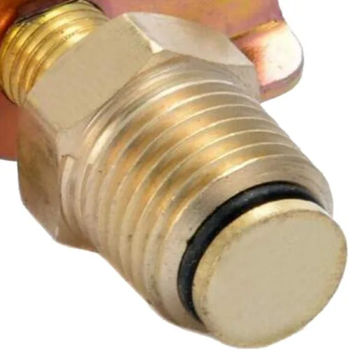 Miniatura 6 de harayaa 3/8 "válvula de drenaje de latón NPT compresor de aire tanque Petcock válvula de drenaje de agua 1.181x0.945 in