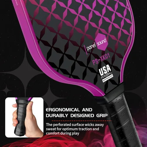Miniatura 3 de Pickleball Paddles Set of 2 or 4, USAPA Approved Fiberglass Pickleball Racket Set with 4 Outdoor Pickleballs and 1 Carrying Case Paquete de 4 - 4