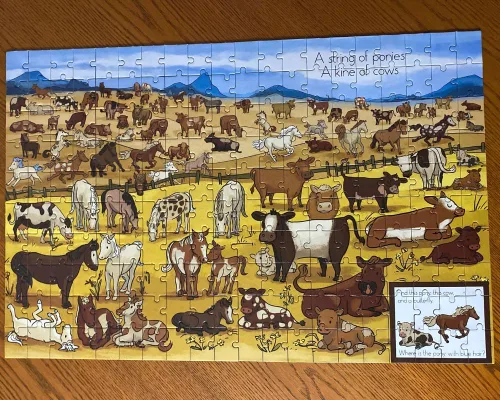 Miniatura 4 de Hide and Seek: Wild Animal Groups in North America - Rompecabezas de 200 piezas