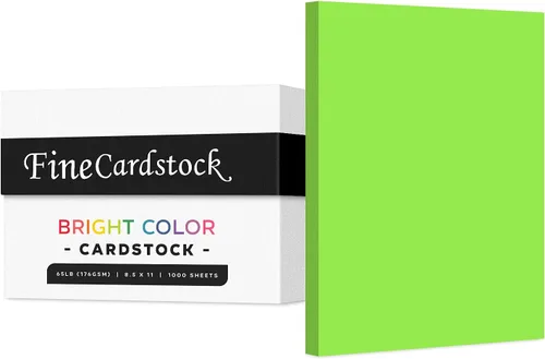 Miniatura 17 de Papel de alta calidad para tarjetas de colores, caja de 1000 hojas, cartulina de peso medio de 65 libras, perfecta para suministros escolares, artes