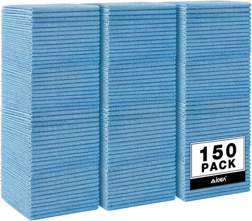 Miniatura 51 de AIDEA Paño de Limpieza de Microfibra Negro 10PK, Toallas de Microfibra para Autos, Paños de Lavado Premium, Paños para Limpiar Polvo Libres