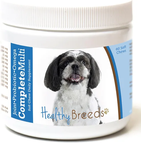 Miniatura 236 de Healthy Breeds Pug todo en uno multivitamínico suave masticable 60